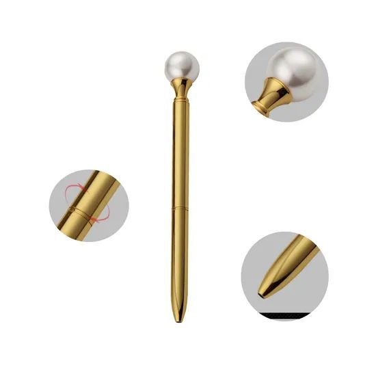 Cute Color Pearls Metal Ballpoint Pen Origin China Trademark OEM Open Style Twist Color Mutlicolor Model NO. OFC105 Point Diameter - Image 4