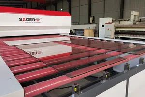 Sagertec PVB Film Laminated Glass Production Line Origin China Condition New Certification CE Warranty 400 Days Control System PLC - Image 4
