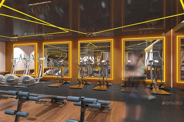 Gym Interior Designers Service Mode Offline Service Location/City India 3D Interior Design Available No Number of Projects Completed More than - Image 2
