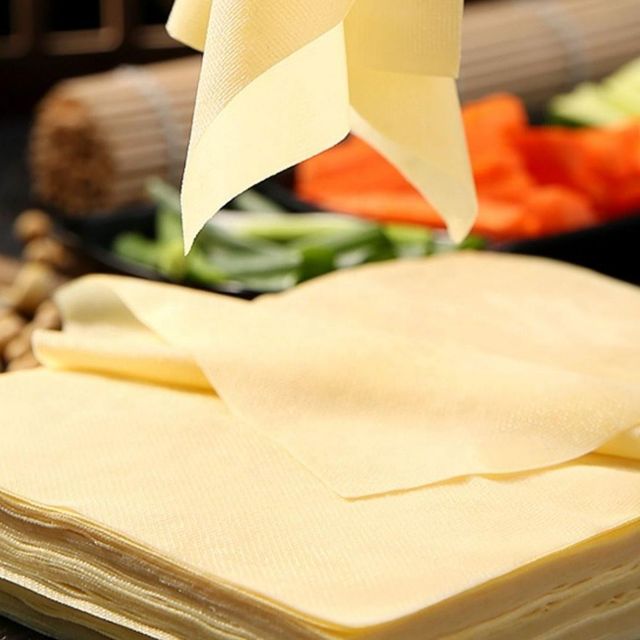 ISO Certified Dried Tofu Skin Fragrant Flavor Dried Bean Curd Sheet Dried Beancurd Skin - Image 3