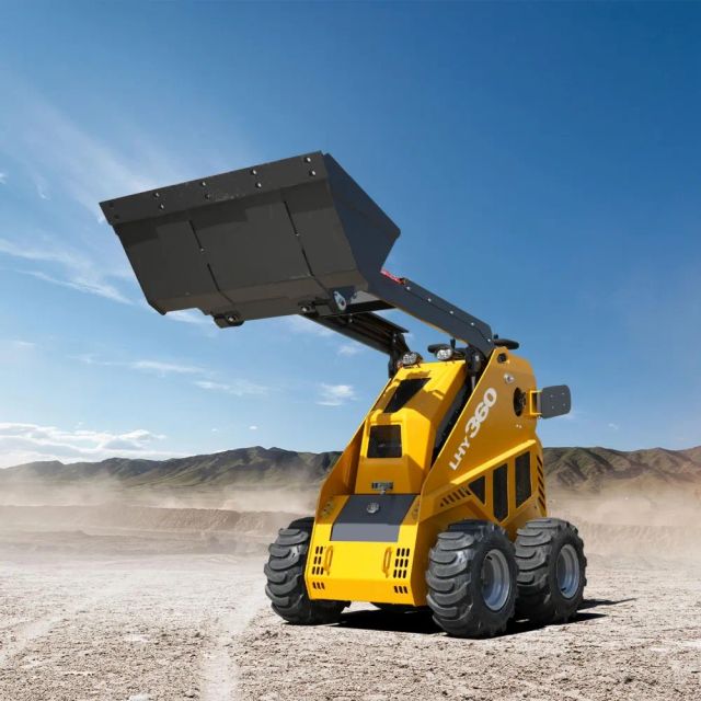 Powerful Mini Skid Steer Loader Compact Hydraulic Machine For Earthmoving Loading Trenching Grading - Image 3