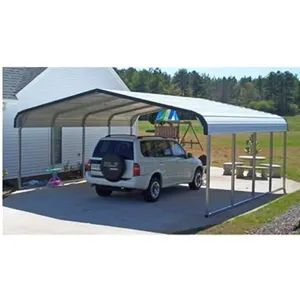 SC134 OEM Steel Structure Building Outdoor 2 Car Shed Garages For Parking - Image 3