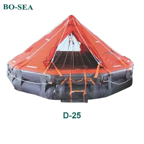 25 Person Inflatable Life Raft 25 Persons Ship Inflatable Life Raft for Installing Ships on ...