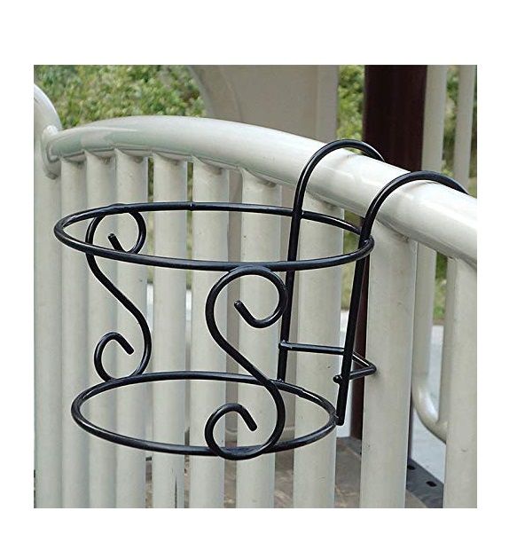 Attractive design metal planter pot flower design wall hanging hanger stand customized size metal flower pot - Image 5