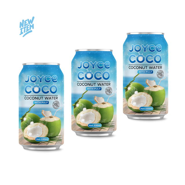 100% Pure coconut water with pulp 330ml Type 100% Natural coconut water Shelf Life 24 months - Image 3