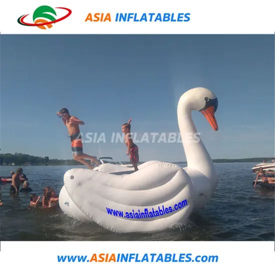 Water Towable Inflatable Sports Equipment, Giant Swan Water Trampoline - Image 3
