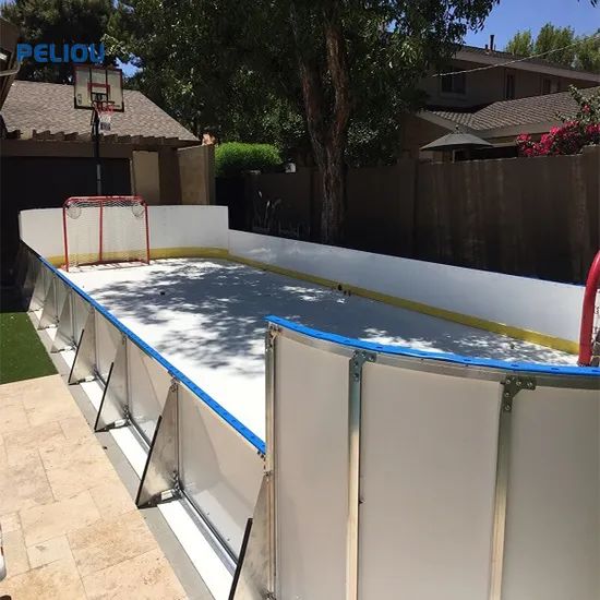 Backyard Ice Dasher Board Portable Ice Skating Rink Color White Material PE Origin China Sample Availble Trademark - Image 2