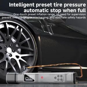 Skylla Air Pump Inflator Flashlight Cordless Portable Air Compressor Motorcycle Car Tire Inflator - Image 2