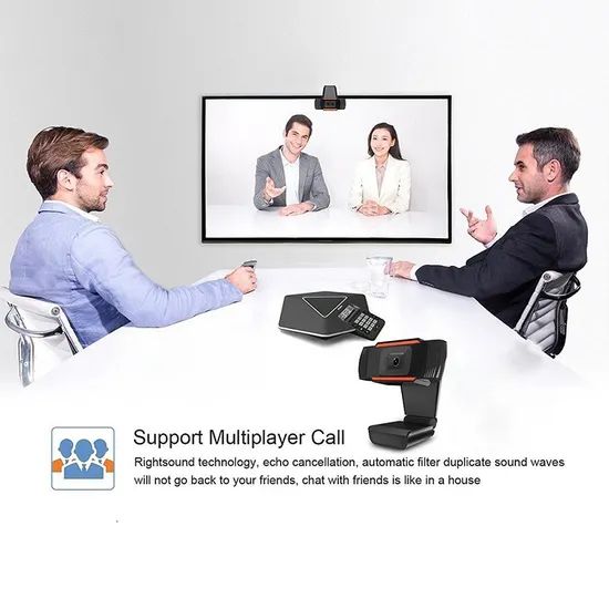 USB Webcam Computer PC Camera with Microphone 1080 Video Support - Image 6