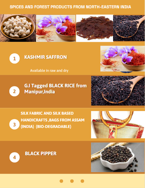 Herbs, Spices & Seasonings,forest products,silk Origin Northeast India, Kashmir Product Types Spices, Forest Products, Silk Materials, Handicrafts, Saffron, Wild Garlic, Honey - Image 3