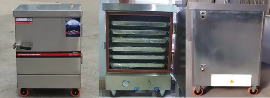Electric Steam Heated Rice Steamer Cart Steamers Cabinet Rice Cooking Machines - Image 5