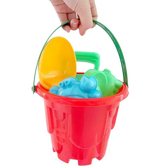 Water Bucket Stacking Cup Toys Bath Time Fun - Image 4