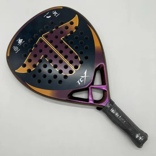 Customized Carbon Composite Paddle Rackets with Soft EVA Grip PU Origin China Trademark TCX Model NO. TCX359 Paddle Thick - Image 1
