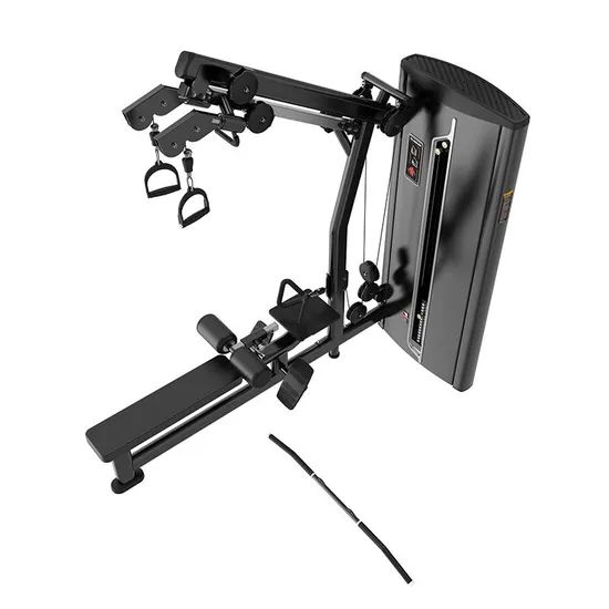 Steel Gym Strength Equipment Pin Load Selection Low Row Exercise Seated Pulldown Machine for Sale - Image 5
