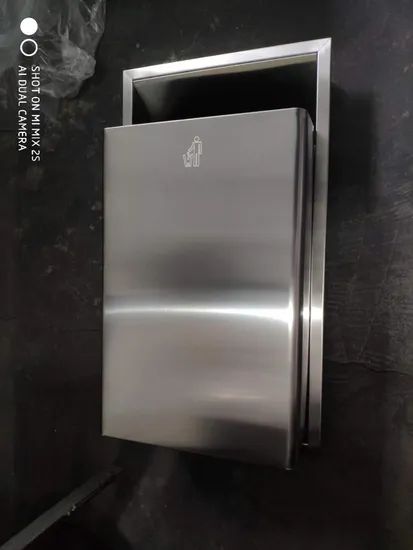 Waste Disposal Bin Receptacle Recessed Waste Container - Image 4