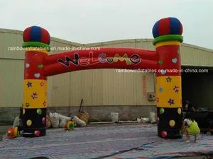 Inflatable Arch for Sale, Colorful Advertising Arch MOQ 1PCS Type Arches Material PVC Technics Sewing Logo Acceptable Warranty 2 Years - Image 1