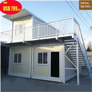 Prefabricated Portable Container House Manufacturers Modular Hotel Office - Image 3