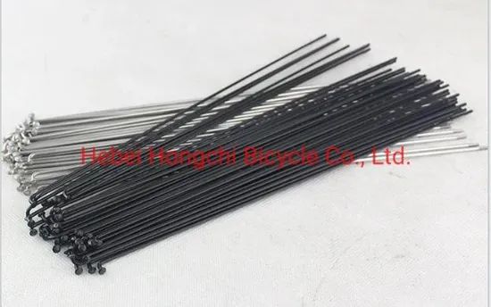 Customized Bicycle Spoke Shape Flat Sample Yes Condition New Material Steel Length 60-150mm HS Code 87149290 Trademark - Image 3