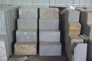 Cheap Natural Stone Outdoor Garden Rough Naturla Split Surface Rusty Slate Stone Flooring Tile - Image 5