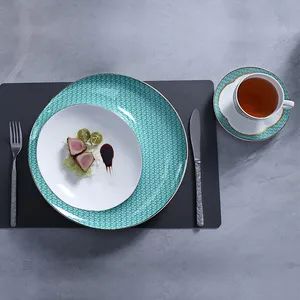 Luxury Gift Set Bone China Porcelain Cup Pot Set Age Adult Style Simple Origin China Fancy Colored HS Code 6912001000 Model NO. RYB0002335 - Image 3