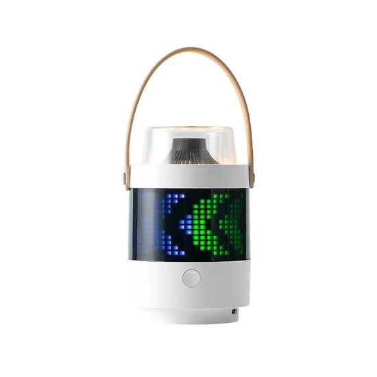 Twt5 New Style Fashion Wireless Bluetooth Speaker LED Display Light APP Control - Image 1