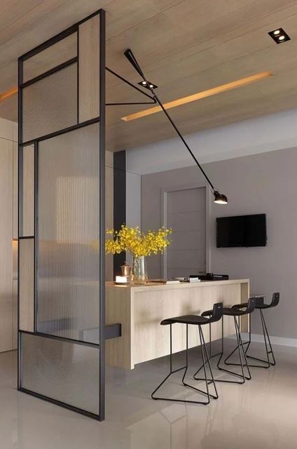 Aluminium Frame Glass Partition Design Plain Thickness 6 mm Finishing Matty Insulation Thermal System Thickness 45mm Partition Style Grid - Image 8