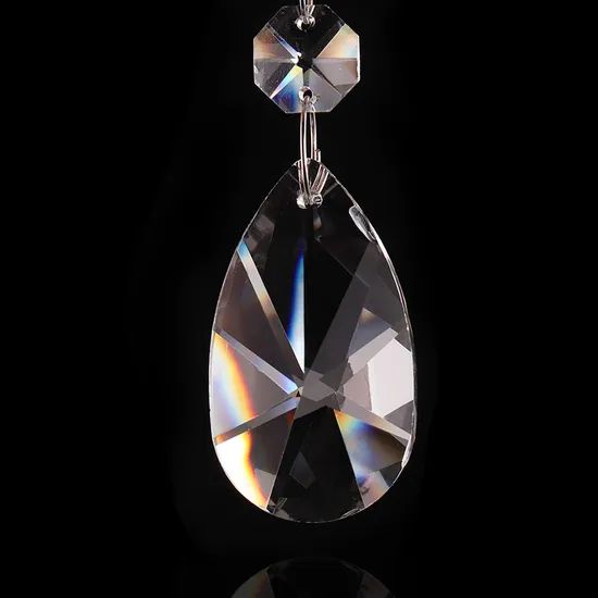 Clear Water-Drop Crystal Glass Chandelier Part MOQ 100PCS Type Beads Clarity Vvs Shape Animals Style Creative Trademark - Image 3