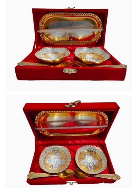 Silver Decorative Items In Metal Color Silver Material Brass Metal Country of Origin Made in India Size/Dimension As per the - Image 4