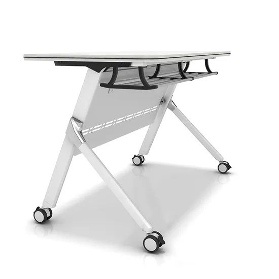 Computer Desk with Wheels Office Meeting Training Folding Table - Image 2