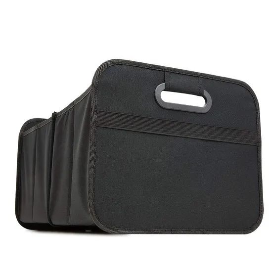 Multipurpose Car Trunk Organizer with Cover Compartments Cargo Storage - Image 3