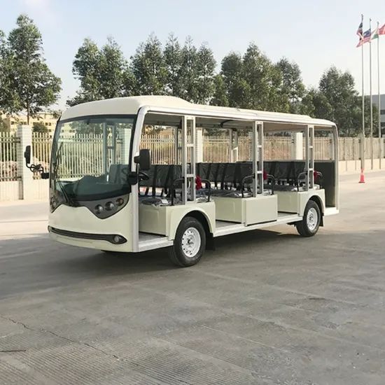 Airport Shuttle Electric Sightseeing Bus Origin China Model NO. 14 Power Electric Trademark Koosen Type Electric Bus Style Multipurpose - Image 4