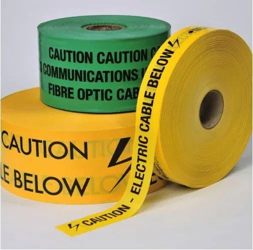 Custom Printing Caution Electrice Yellow PE Tapes Origin Xiamen Trademark xls Style Roll style Color Customized Customized - Image 5