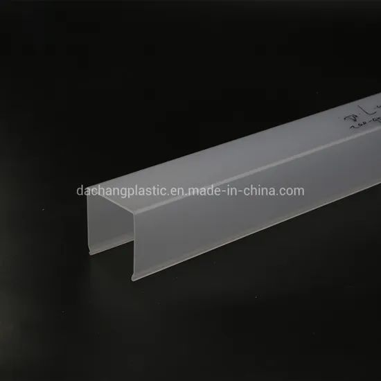 Optical Prism Acrylic Extrusion Lamp Cover for LED Lighting Profile - Image 5