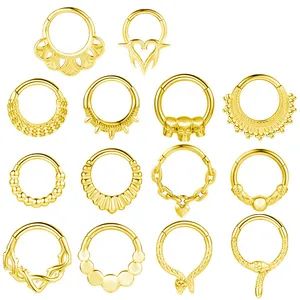 Elegant Cast Stainless Steel Nose Ring Safe Comfortable Daily Accessory - Image 6