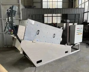 Sludge Dewatering Equipment Screw Filter Press Trademark PJEP Model NO. PJXDL HS Code 8421191000 Material SS304/SS316 Protection Level IP55f - Image 3