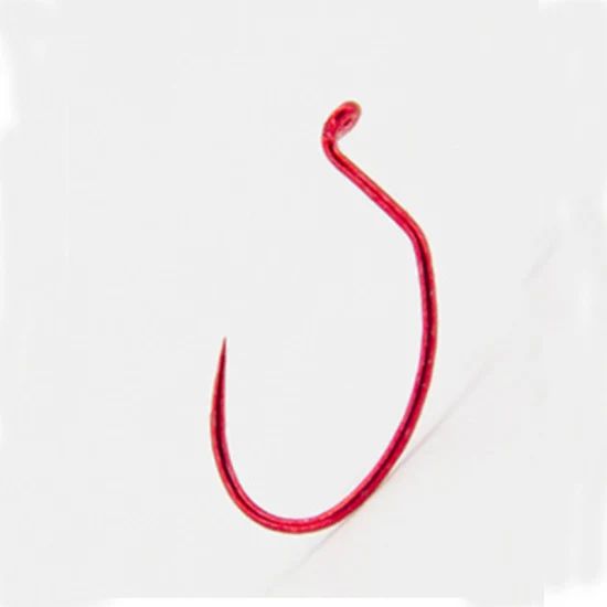 Crayfish Fishing Hooks Barbless Fishing Hooks MOQ 3000 Color Red Shape Angle Location Sea Origin China Trademark etdz Model NO. etdz - Image 1