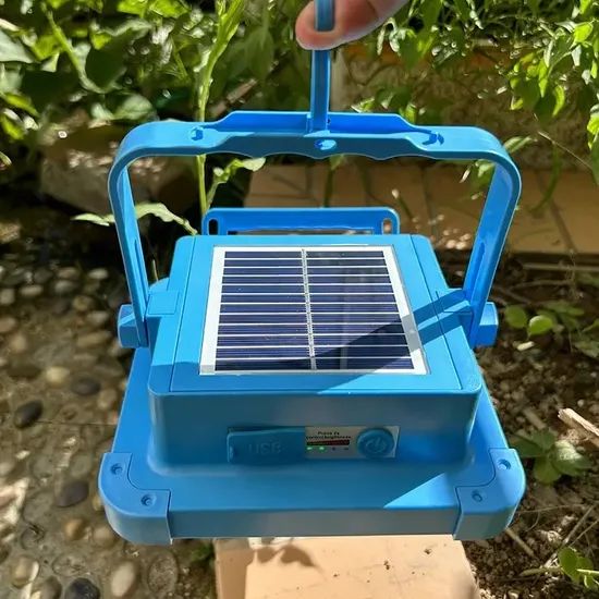 Portable Emergency Light 50W Solar Flood Lights Cable 3m Power ≥30W IP Rating 66 Model NO. SN Origin China Trademark - Image 3