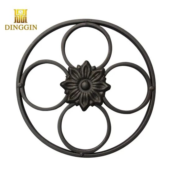 Wrought Iron Stair Railing Panels Parts Origin China Stair Tread Metal Trademark DINGGIN HS Code 8306299000 Baluster Cast - Image 2