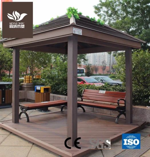 Wood Plastic Composite Durable Outdoor Pavilion Size Customized Trademark Senyu Color Customized Duration 15 Years Cover Material - Image 4