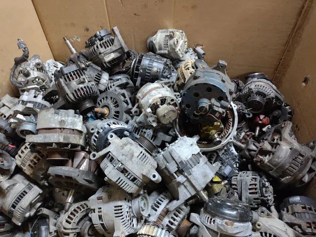 Used Motor Scrap Alternator Scrap Electronic Iron 99.9% Copper Wire Lump Shape - Image 3