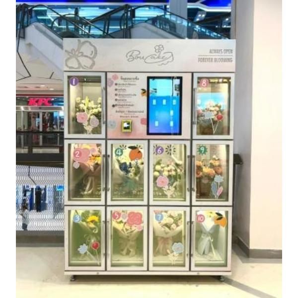 Flower Bouquet Vending Machine Automatic Fresh Flower Dispenser with Cooling System for 24 Hour Retail Service - Image 1