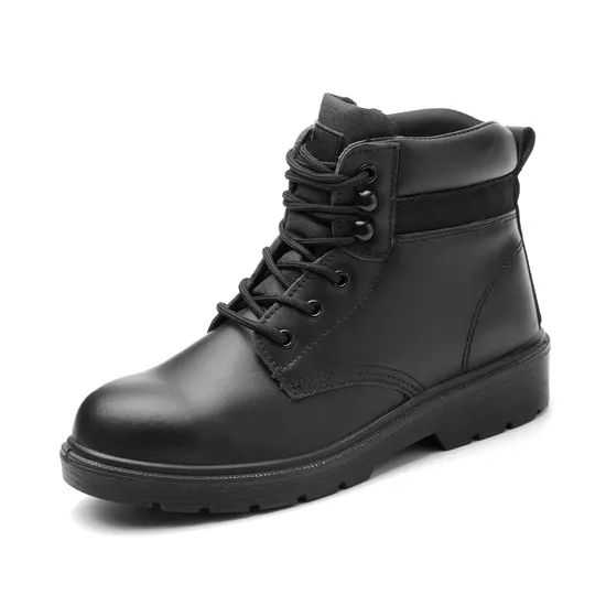 Guard Customized Work Mens Waterproof Leather Steel Toe Boots - Image 1