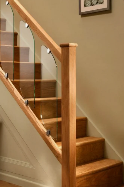 Wooden Staircase Railings 100 + Design Design Panel Position Stairs Material wooden Shape customised Texture Stunning Usage/Application - Image 4