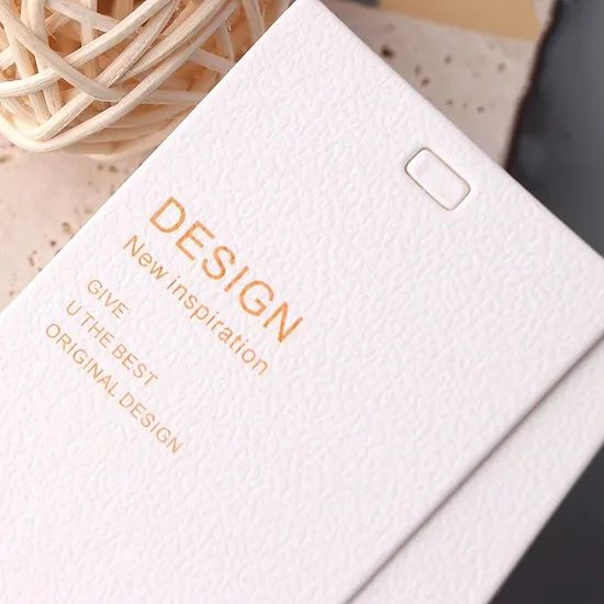 Special Paper Hanging Tag Custom Design Textured Clothing Hanging Tag - Image 3