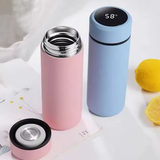 Custom Stainless Steel Tumbler Digital Vacuum Flasks with LED Temperature Display - Image 2