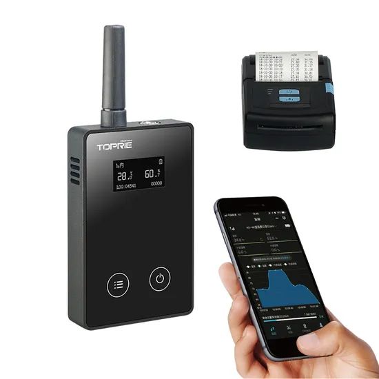 Smart IoT Temperature Data Logger for Food Cooking IP Rating IP54 Origin Shenzhen Model NO. TP500 Trademark Toprie Screen Size 2.0" - Image 1