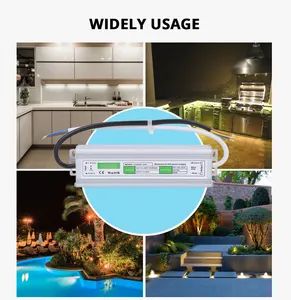 LED Lighting Outdoor Switching Mode Transfomer IP67 Waterproof DC 12V 60W Power Supply - Image 2