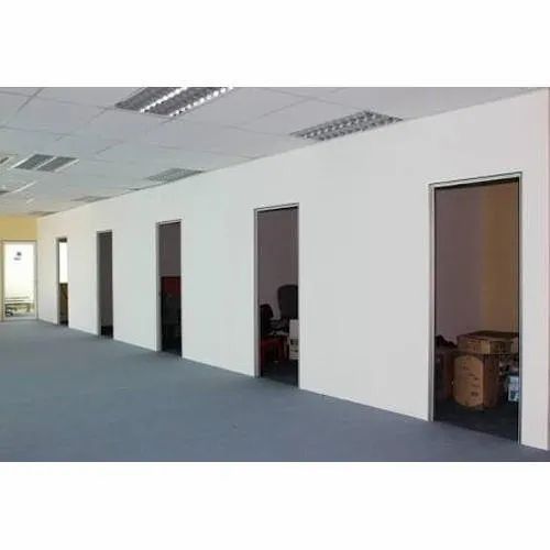 Gypsum Wall Partition, 12 mm Finish full Size Custom Material Gypsum Thickness 12 mm Insulation Acoustic Usage/Application noise - Image 2