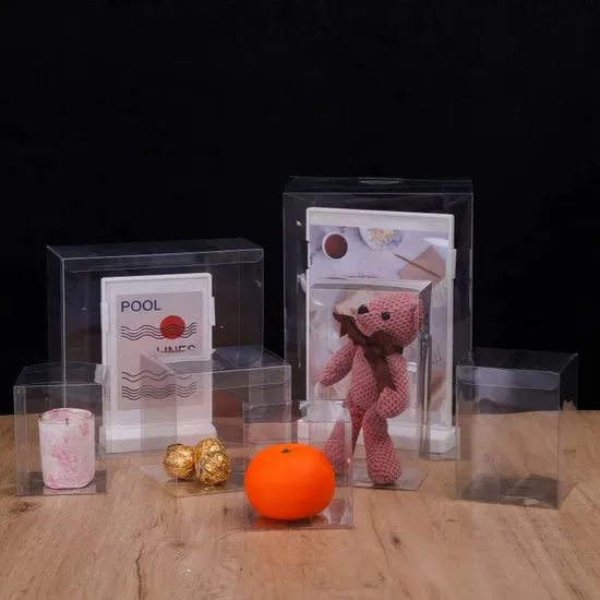 Customized Clear Pet Plastic Storage Boxes Plastic Retail Packaging Box - Image 5