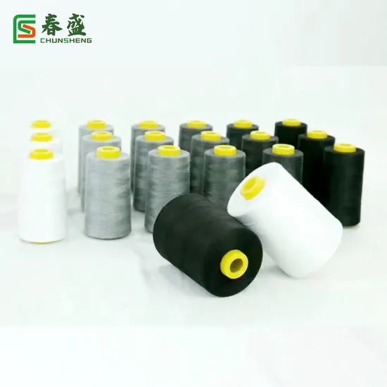 Recycled Yarn Sewing Thread for Industrial Use Grade AA Pattern Raw Factory Yes HS Code 5402 Origin China Type Nylon Yarn - Image 1
